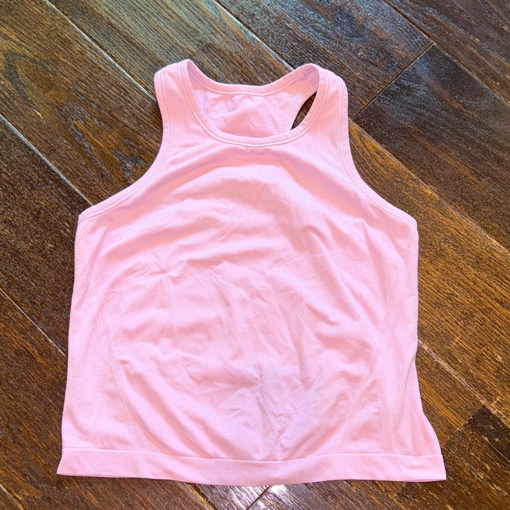 Athleta Girl Limitless Pink Racerback Tank Top M 8-10